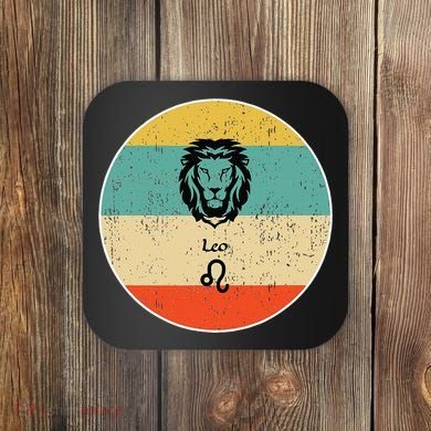 Leo Zodiac Coaster