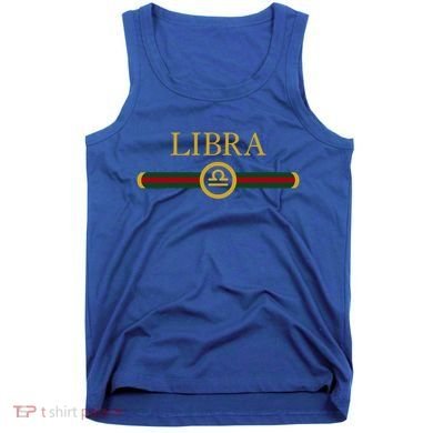 Libra Zodiac October Sep Birthday Graphic Art Libra Sign Great Gift Tank Top