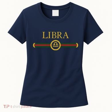 Libra Zodiac October Sep Birthday Graphic Art Libra Sign Women's T-Shirt
