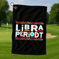 Libra Zodiac September 23 October 22 Birthday Golf Towel thumb 1