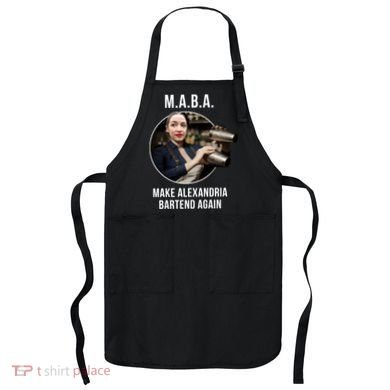 M.A.B.A. Alexandria Ocasio-Cortez Bartend Again Apron