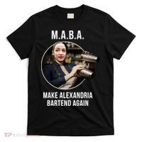 M.A.B.A. Alexandria Ocasio-Cortez Bartend Again T-Shirt thumb 0