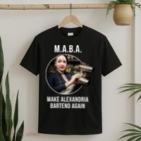 M.A.B.A. Alexandria Ocasio-Cortez Bartend Again T-Shirt thumb 2