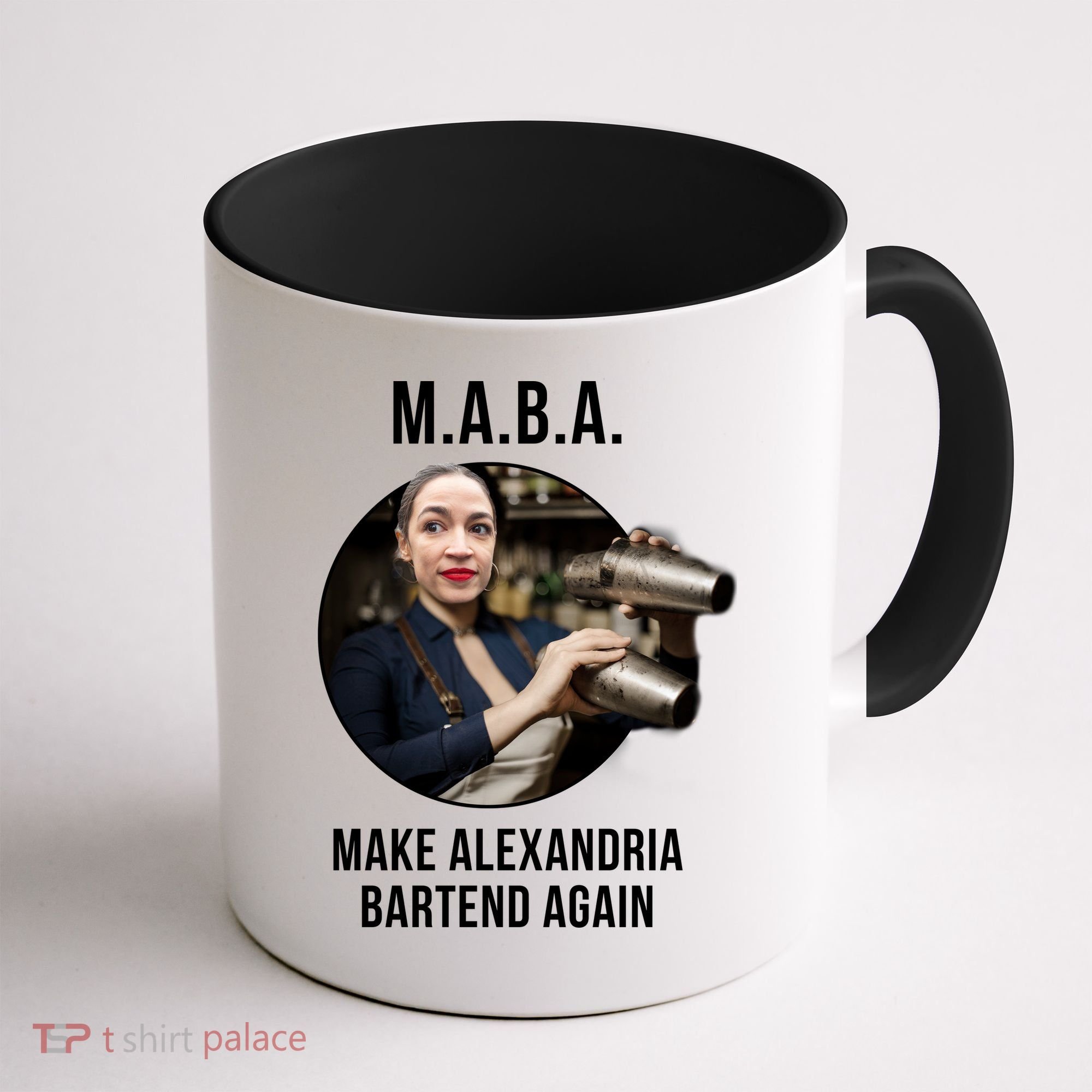 M.A.B.A. Alexandria Ocasio-Cortez Bartend Again Coffee Mug