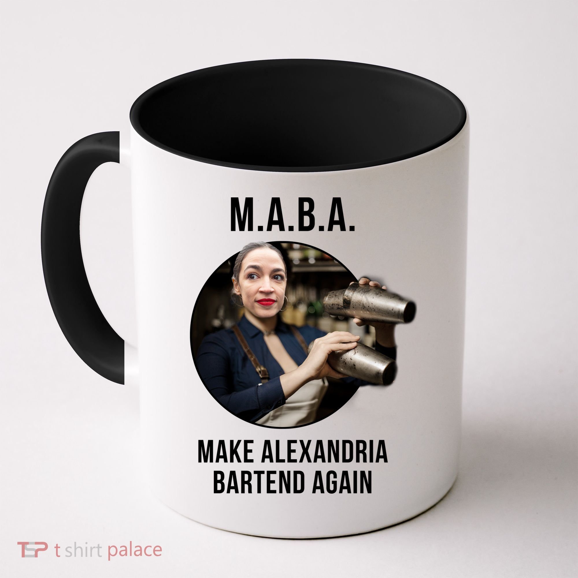 M.A.B.A. Alexandria Ocasio-Cortez Bartend Again Coffee Mug