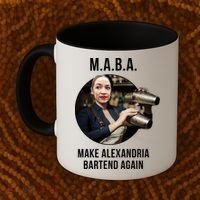M.A.B.A. Alexandria Ocasio-Cortez Bartend Again Coffee Mug thumb 2