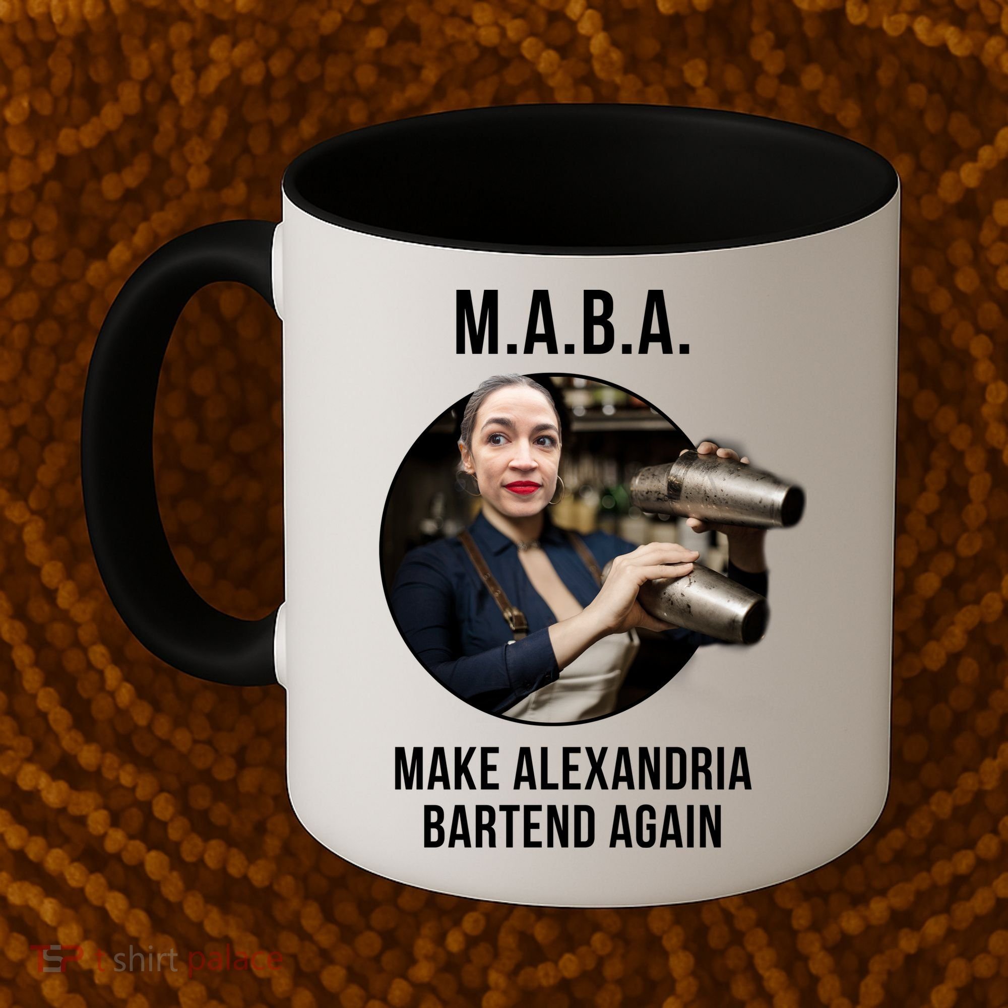M.A.B.A. Alexandria Ocasio-Cortez Bartend Again Coffee Mug