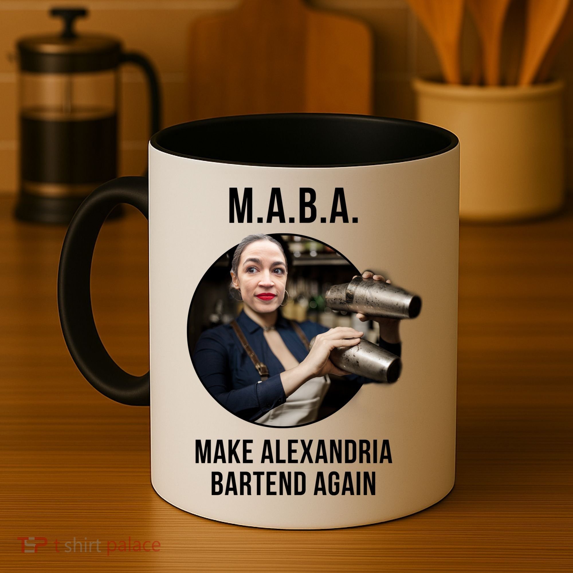 M.A.B.A. Alexandria Ocasio-Cortez Bartend Again Coffee Mug
