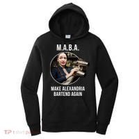 M.A.B.A. Alexandria Ocasio-Cortez Bartend Again Women's Hoodie thumb 0