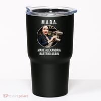 M.A.B.A. Alexandria Ocasio-Cortez Bartend Again Tumbler thumb 0