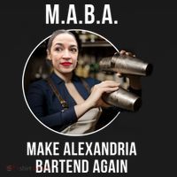M.A.B.A. Alexandria Ocasio-Cortez Bartend Again Baby Bodysuit thumb 2