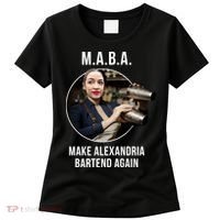 M.A.B.A. Alexandria Ocasio-Cortez Bartend Again Women's T-Shirt thumb 0