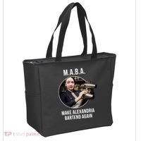 M.A.B.A. Alexandria Ocasio-Cortez Bartend Again Tote Bag thumb 2