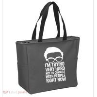'm Trying Very Hard Not To Connect With People Right Now Tote Bag thumb 2