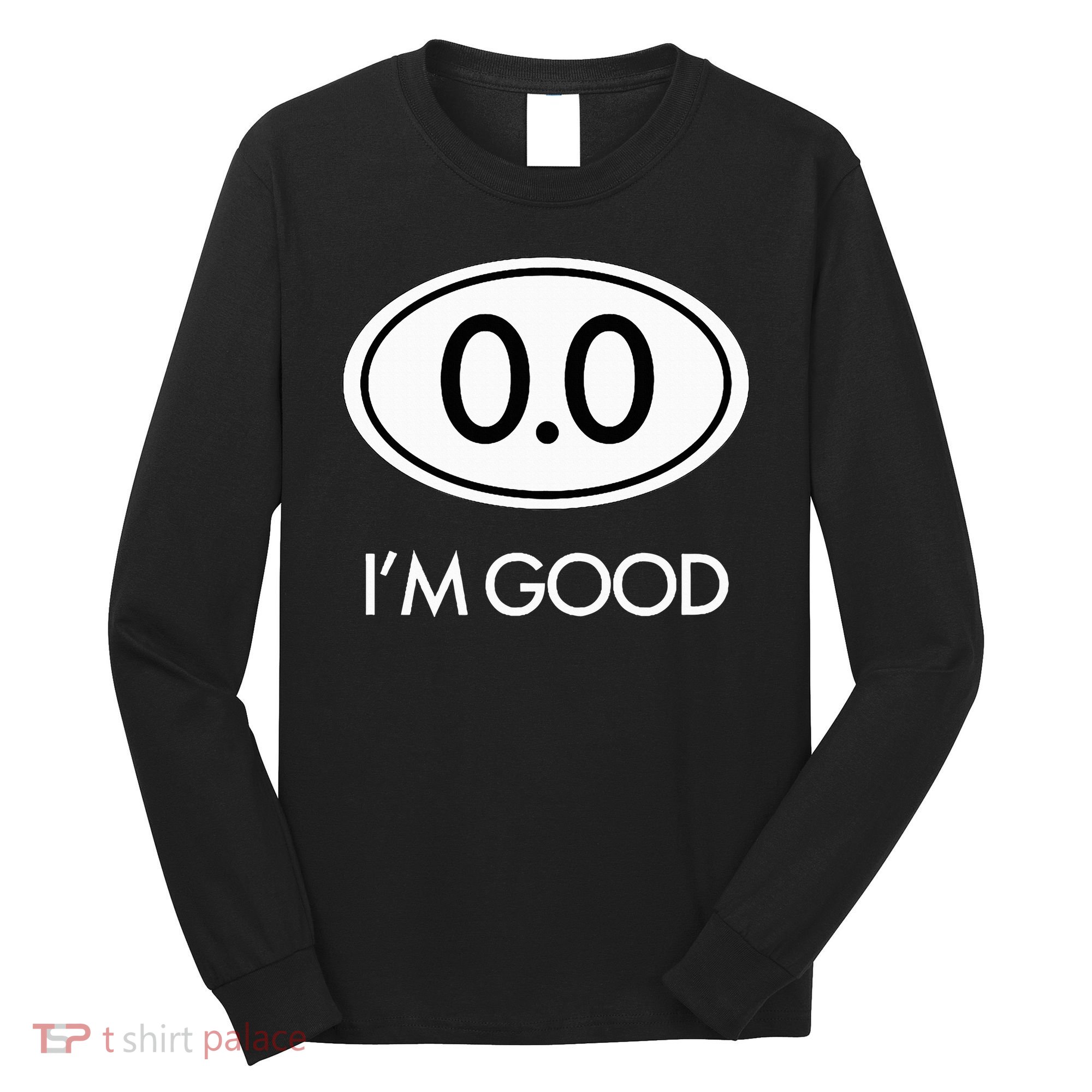 Marathon 0.0 Circle No Thanks Funny Graphic Long Sleeve Shirt