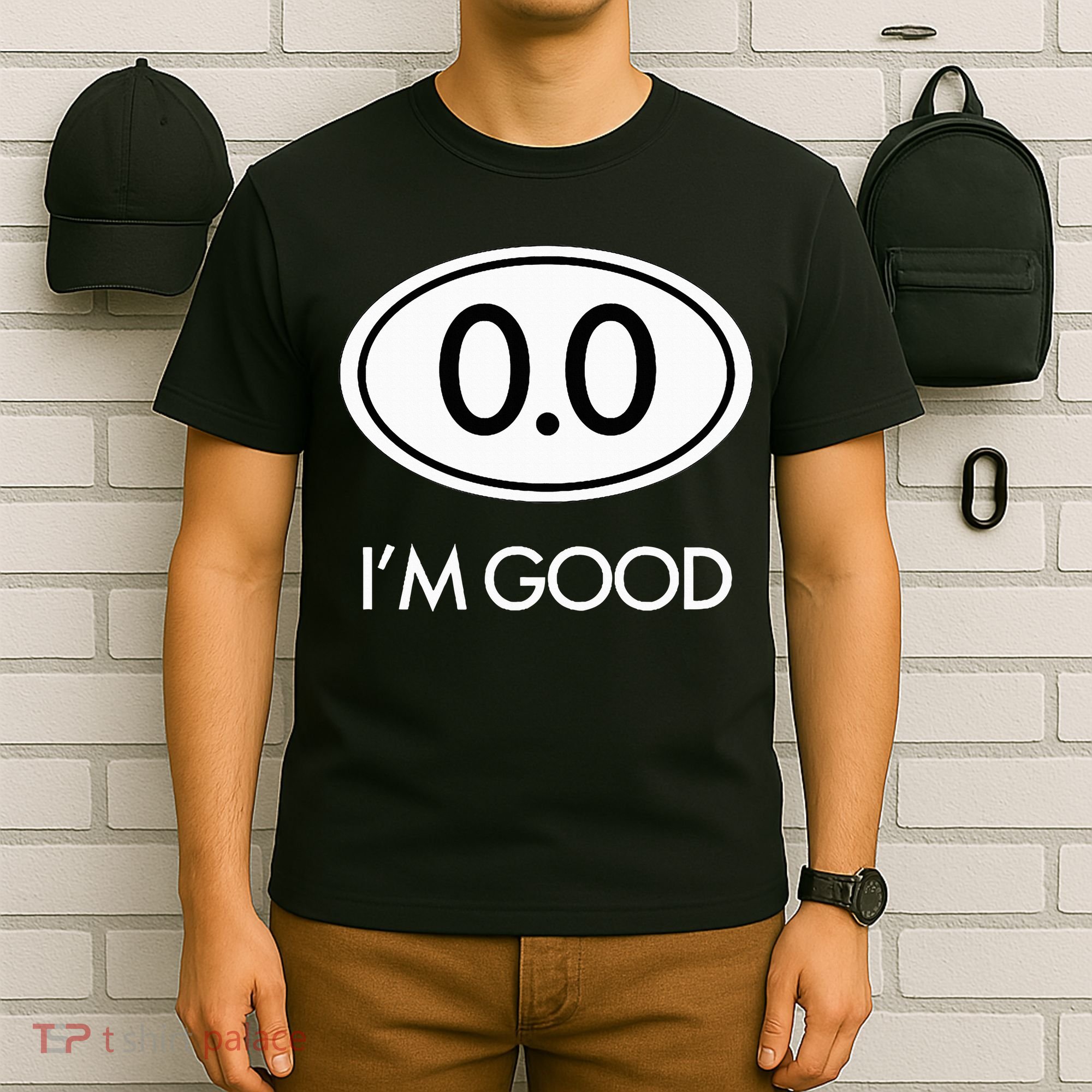 Marathon 0.0 Circle No Thanks Funny Graphic T-Shirt