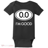 Marathon 0.0 Circle No Thanks Funny Graphic Baby Bodysuit thumb 0