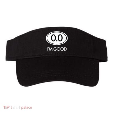 Marathon 0.0 Circle No Thanks Funny Graphic Visor