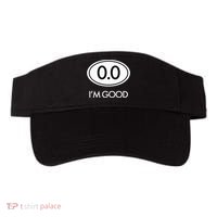 Marathon 0.0 Circle No Thanks Funny Graphic Visor thumb 0