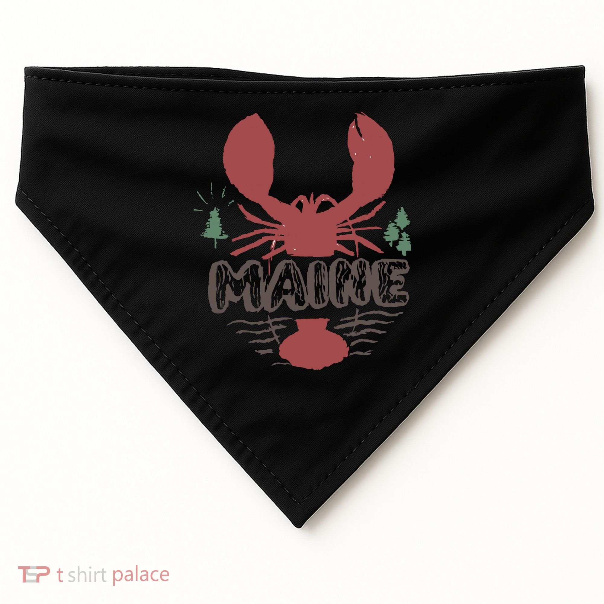Maine 02 USA-Made Doggie Bandana