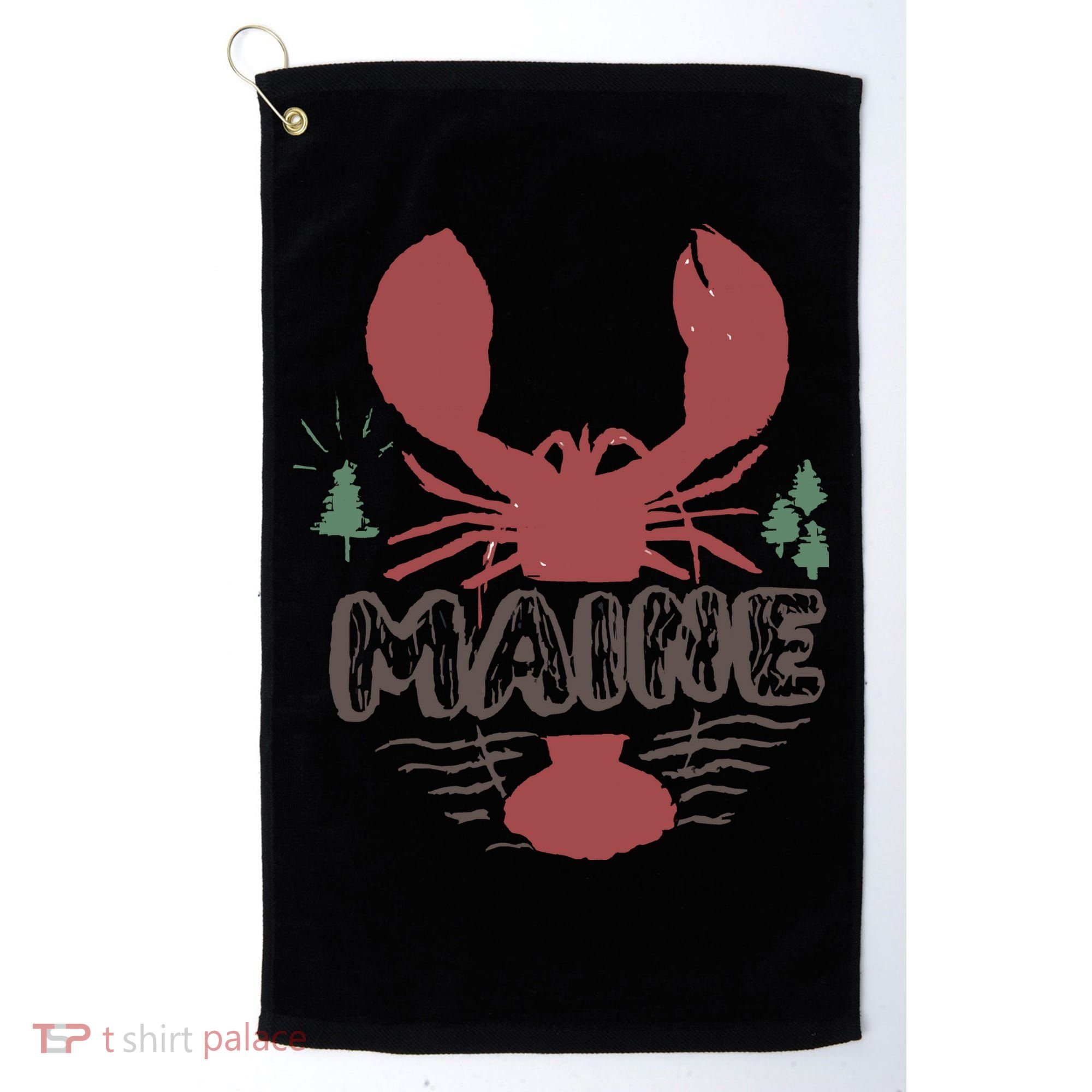 Maine 02 Golf Towel
