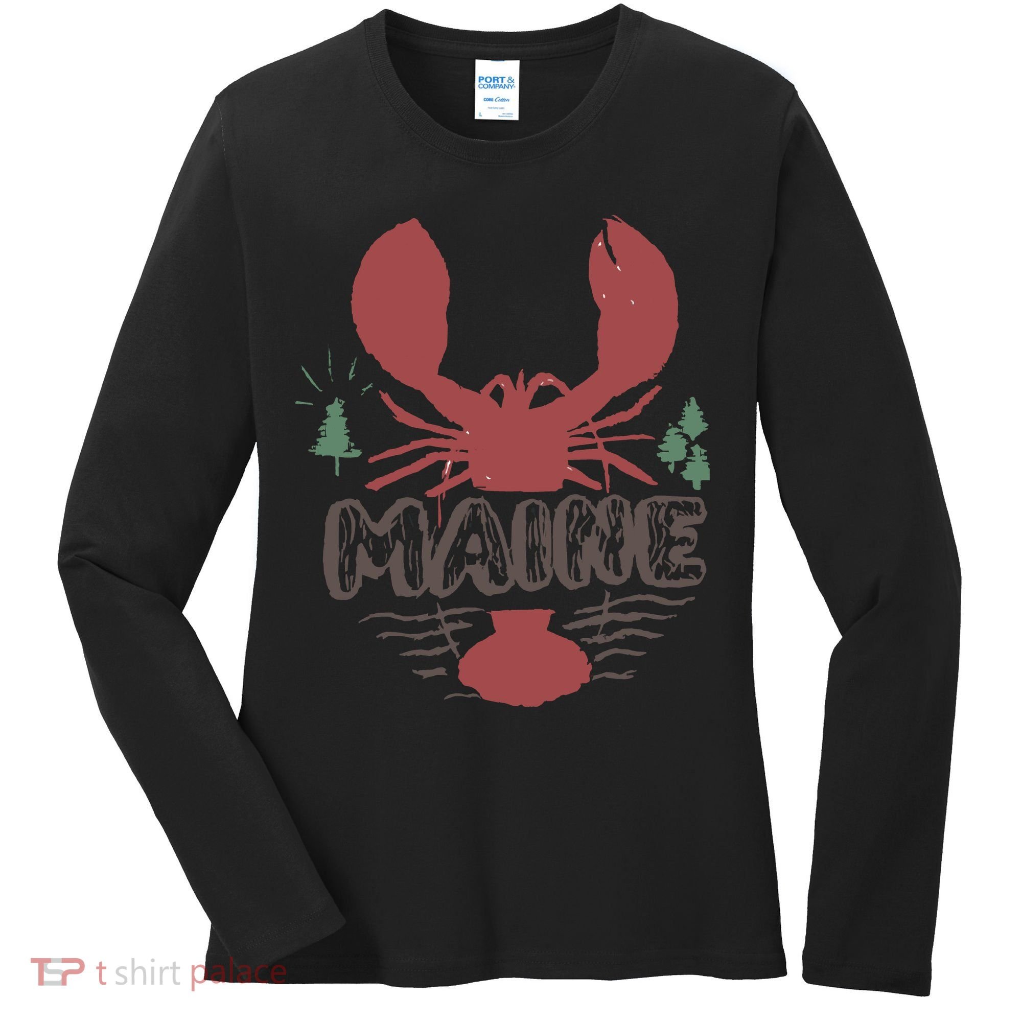 Maine 02 Women's Long Sleeve Shirt