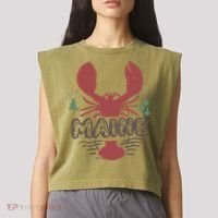 Maine 02 Garment-Dyed Women's Muscle Tee thumb 2