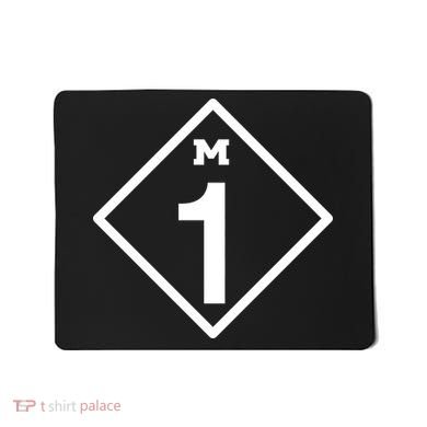 M1 Woodward Ave Sign Mousepad