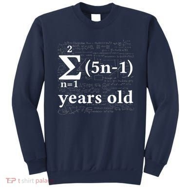 Math 13 Birthday Boy 13 Yr 13 Year Old Boy 13th Birthday Sweatshirt