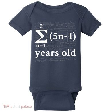 Math 13 Birthday Boy 13 Yr 13 Year Old Boy 13th Birthday Baby Bodysuit