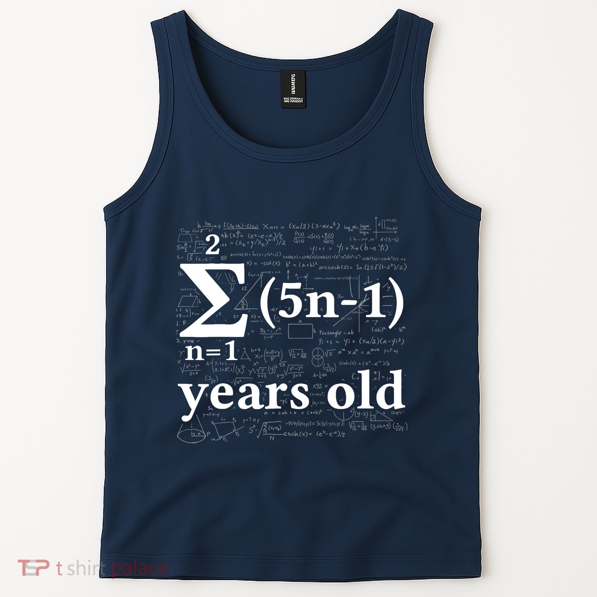 Math 13 Birthday Boy 13 Yr 13 Year Old Boy 13th Birthday Tank Top
