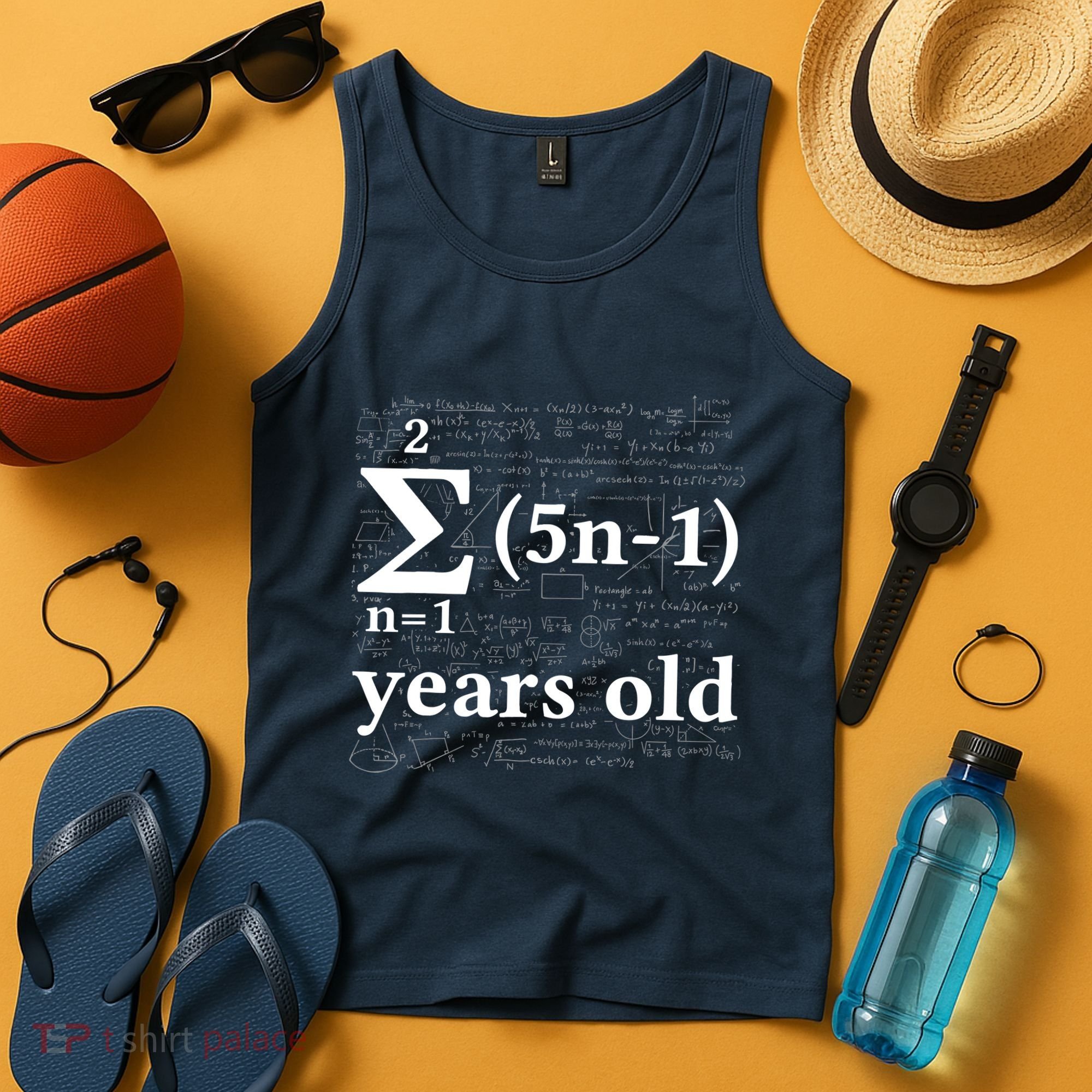 Math 13 Birthday Boy 13 Yr 13 Year Old Boy 13th Birthday Tank Top