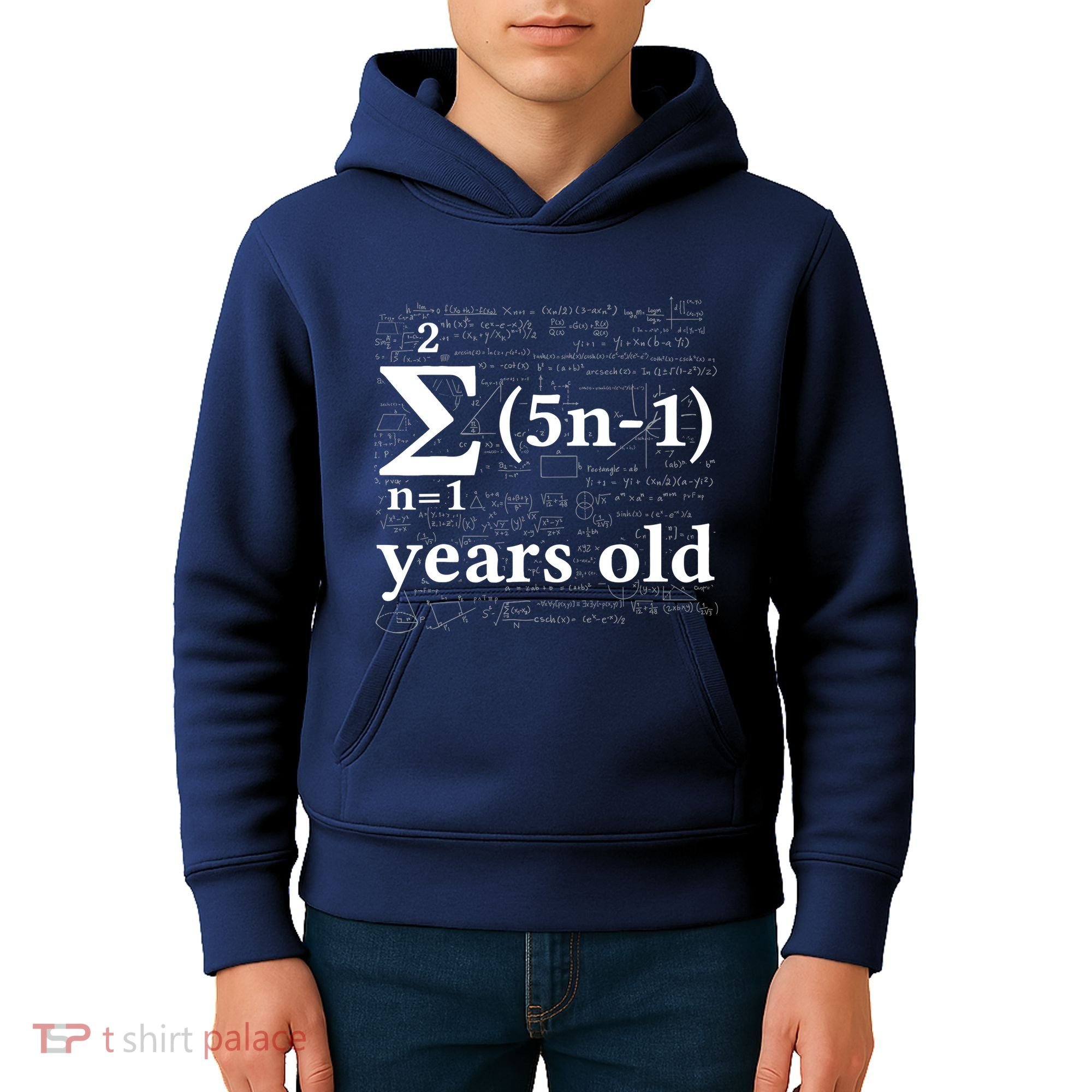 Math 13 Birthday Boy 13 Yr 13 Year Old Boy 13th Birthday Kids Hoodie