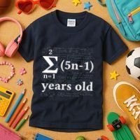Math 13 Birthday Boy 13 Yr 13 Year Old Boy 13th Birthday Kids T-Shirt thumb 3
