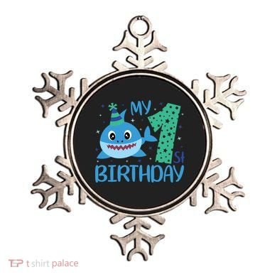 My 1st Birthday Sharks Gift For Birthday Ornament