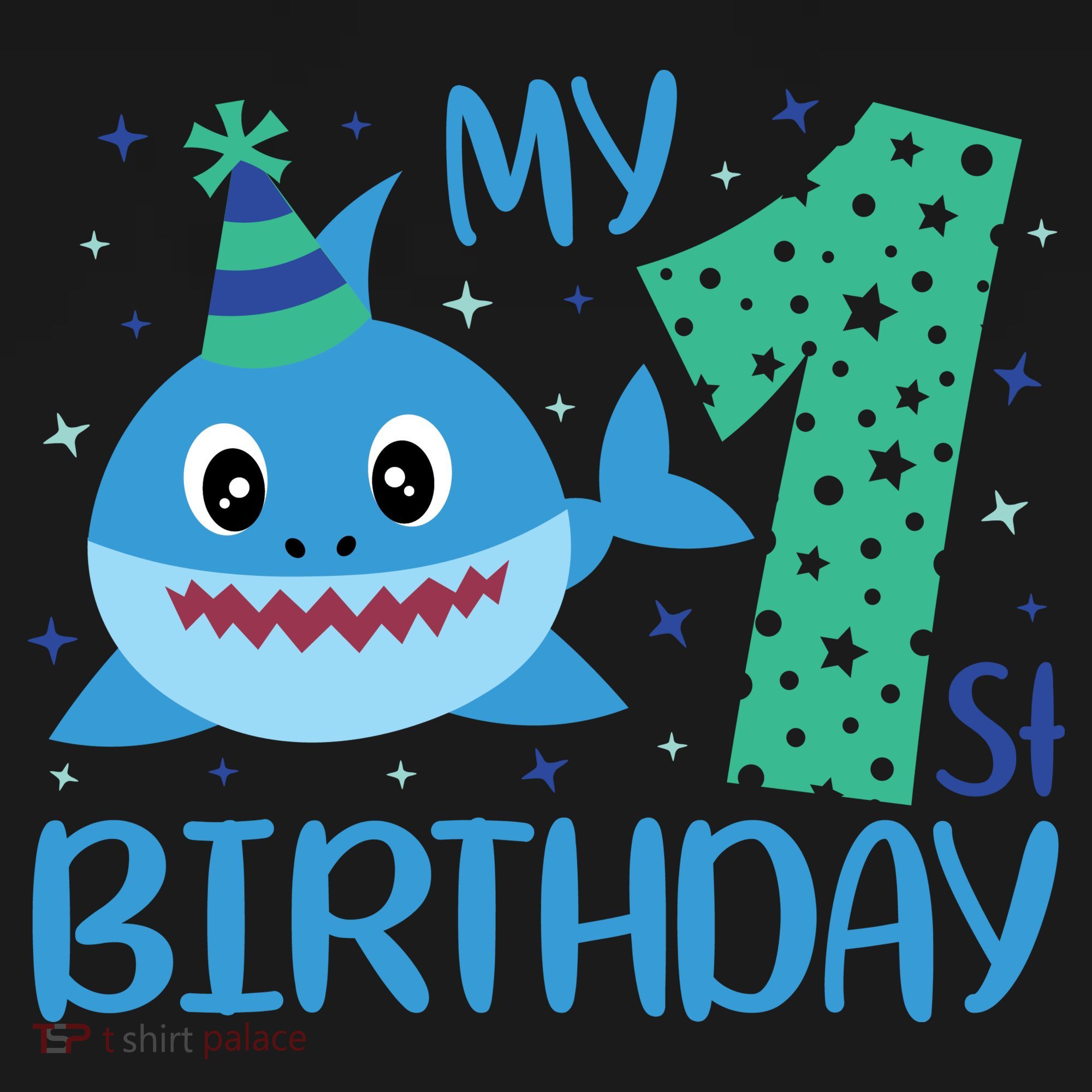 My 1st Birthday Sharks Gift For Birthday Ornament