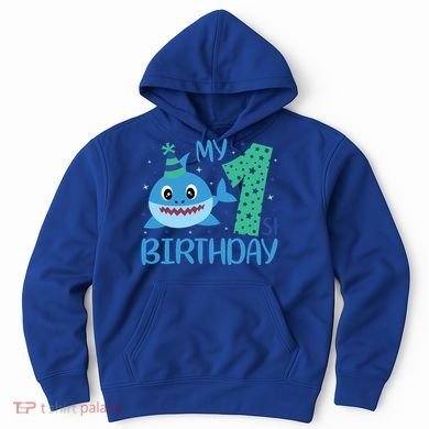 My 1st Birthday Sharks Gift For Birthday Hoodie
