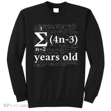 Math 14 Birthday Boy 14 Yr 14 Year Old Boy 14th Birthday Sweatshirt