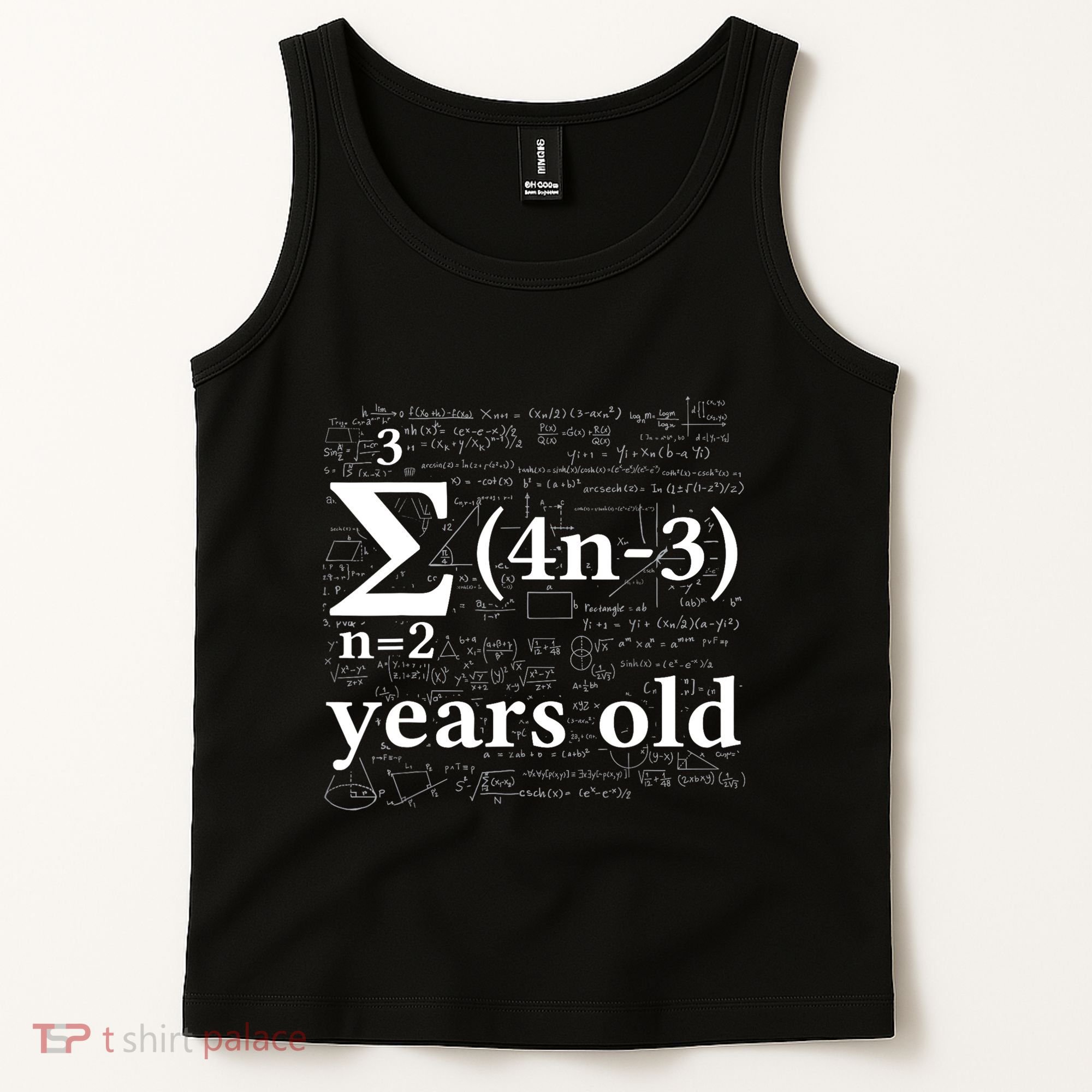 Math 14 Birthday Boy 14 Yr 14 Year Old Boy 14th Birthday Tank Top