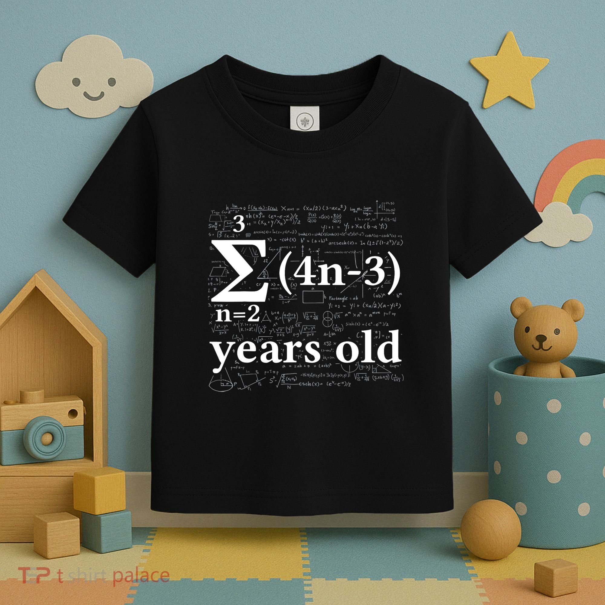 Math 14 Birthday Boy 14 Yr 14 Year Old Boy 14th Birthday Toddler T-Shirt