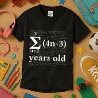 Math 14 Birthday Boy 14 Yr 14 Year Old Boy 14th Birthday Kids T-Shirt thumb 3