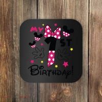 My 1st Birthday Funny Birthday Party Girl Coaster thumb 0