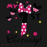 My 1st Birthday Funny Birthday Party Girl Toddler Hoodie thumb 2