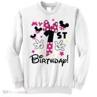 My 1st Birthday Funny Birthday Party Girl Sweatshirt thumb 0