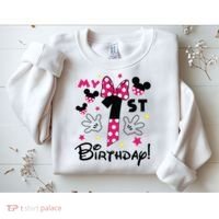 My 1st Birthday Funny Birthday Party Girl Sweatshirt thumb 2