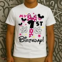 My 1st Birthday Funny Birthday Party Girl T-Shirt thumb 3