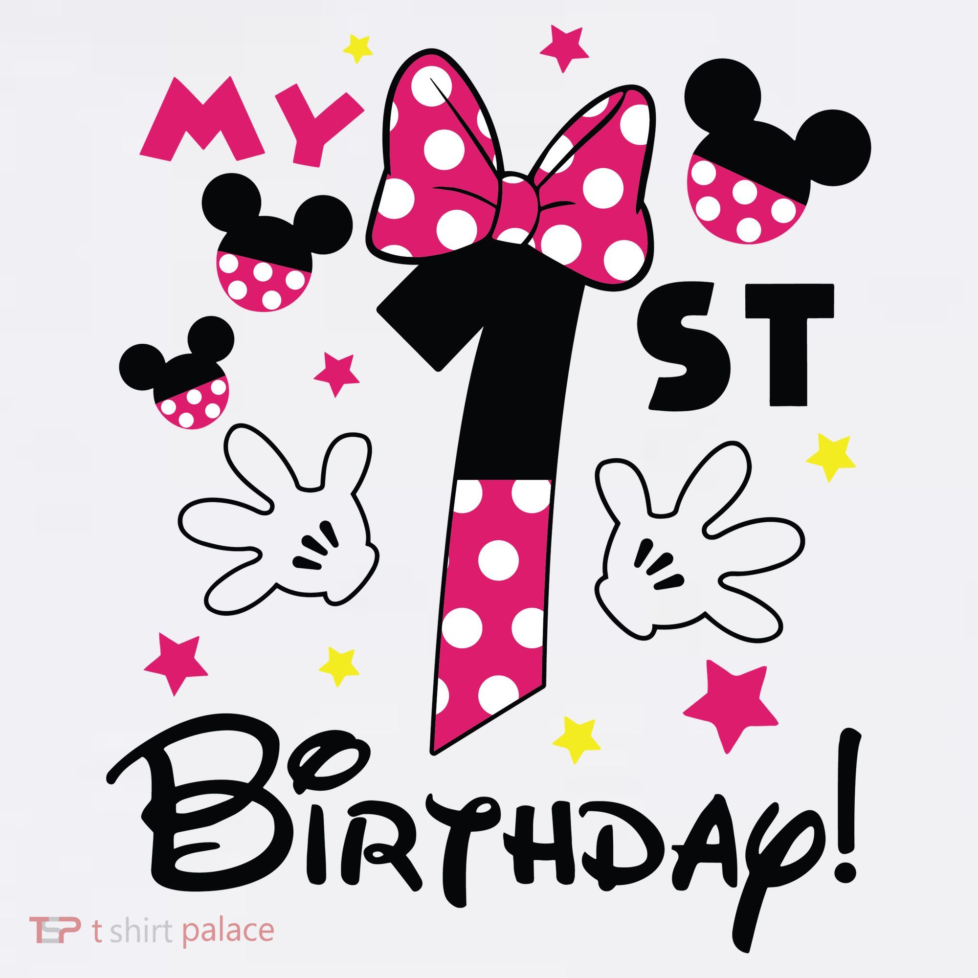 My 1st Birthday Funny Birthday Party Girl T-Shirt
