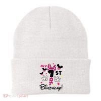 My 1st Birthday Funny Birthday Party Girl Beanie thumb 0