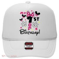 My 1st Birthday Funny Birthday Party Girl Hat thumb 0