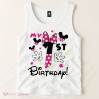 My 1st Birthday Funny Birthday Party Girl Tank Top thumb 2